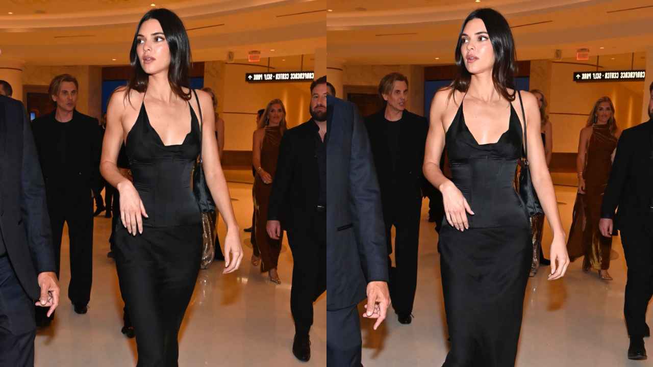 Kendall Jenner Style Magic: Transforming the Classic Black Slipdress